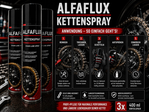 Kettenspray 400ml 3er set - kettenspray,