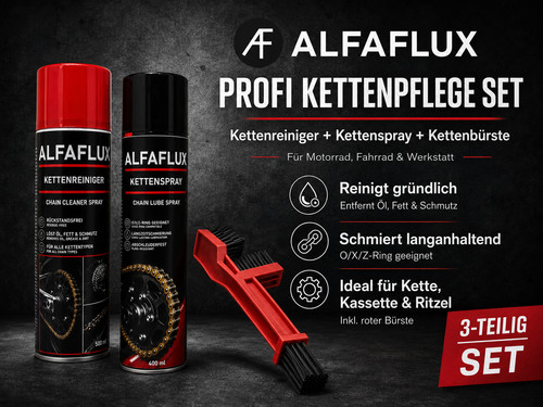 Motorrad set kettenreiniger - kettenreiniger, +