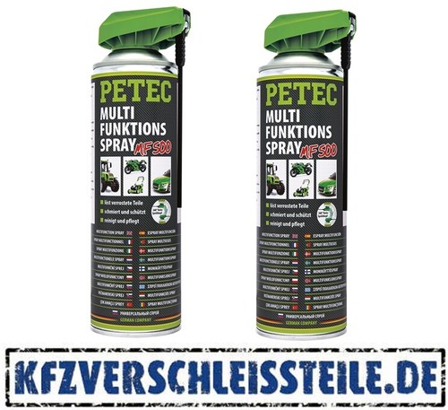 Petec multifunktions spray - 2x,