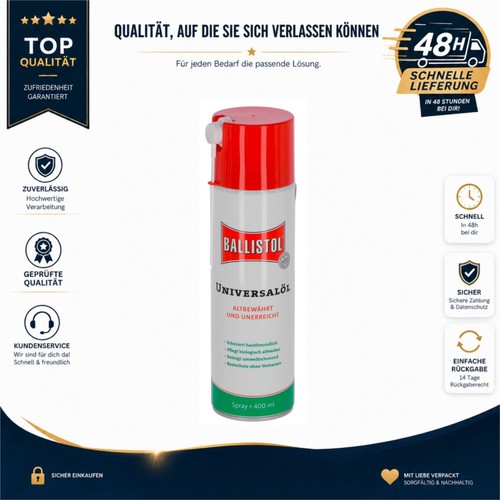 Ballistol universalöl 400ml - ballistol,