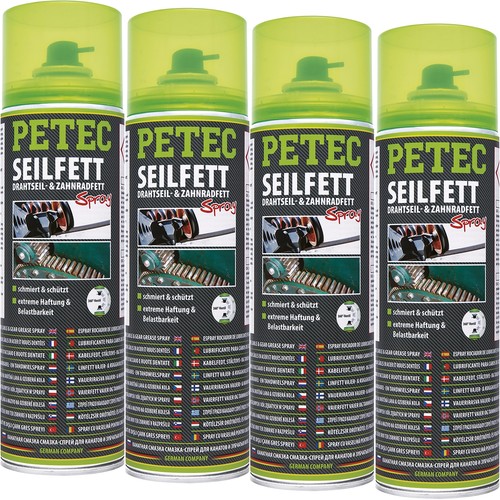 500 petec seilfett spray - 4x,