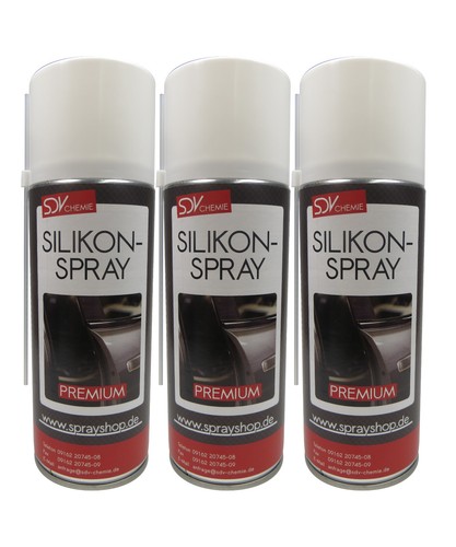 Silikonspray 400ml - silikonspray, 3x